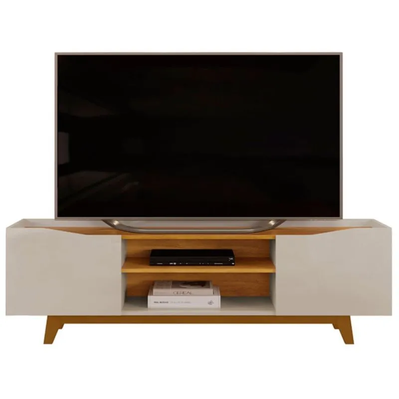 Rack Para TV Até 70" DJ Móveis Agnes Bali e Cedro