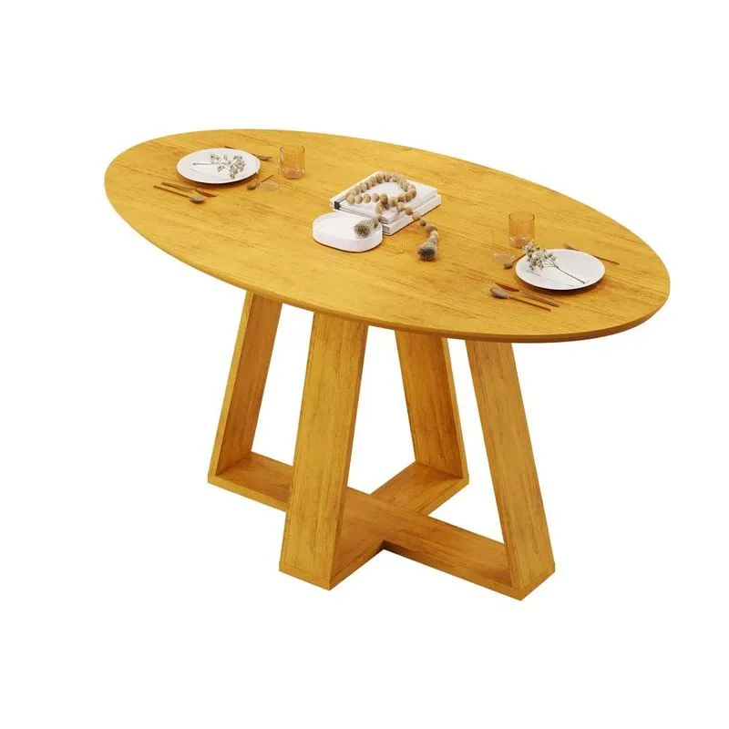 Mesa Jantar Celeste Madeirado 180cm Cedro DJ Móveis