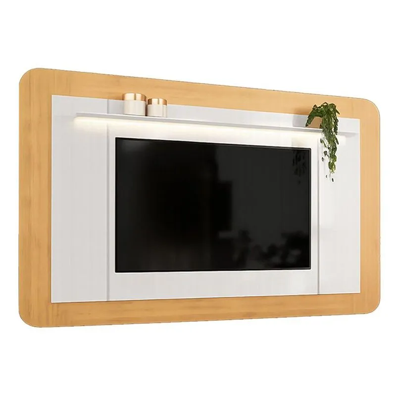 Painel Home Para TV 70 Pol Ector 220cm Cedro/Bali DJ Móveis
