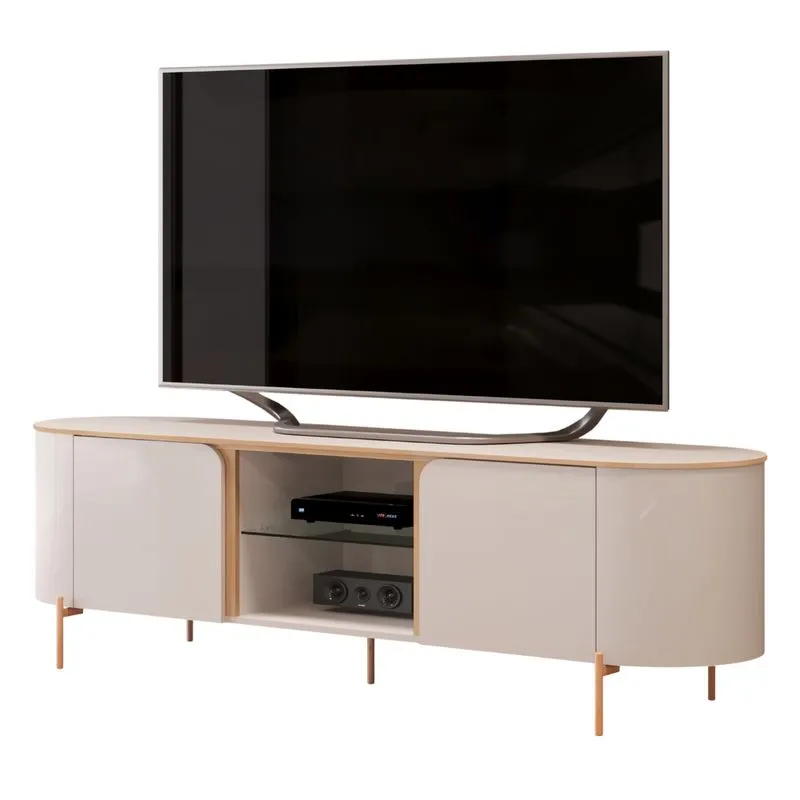 Rack Bancada Para TV Até 65 Polegadas 1,80m 2 Portas Adem