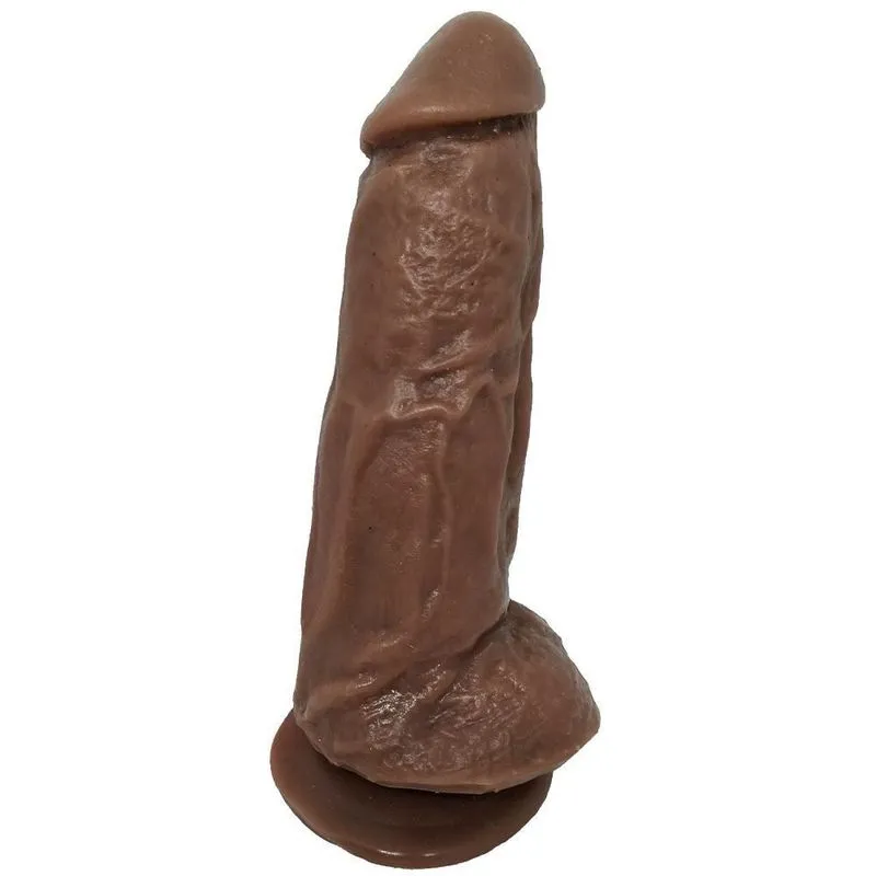 Prótese Grande Grossa Veias Realísticas E Ventosa 24x5,6cm