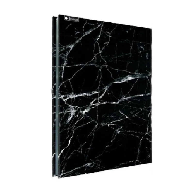 Pasta catálogo ofício 0252-3 Mineral Black com 25 plásticos - Hemon