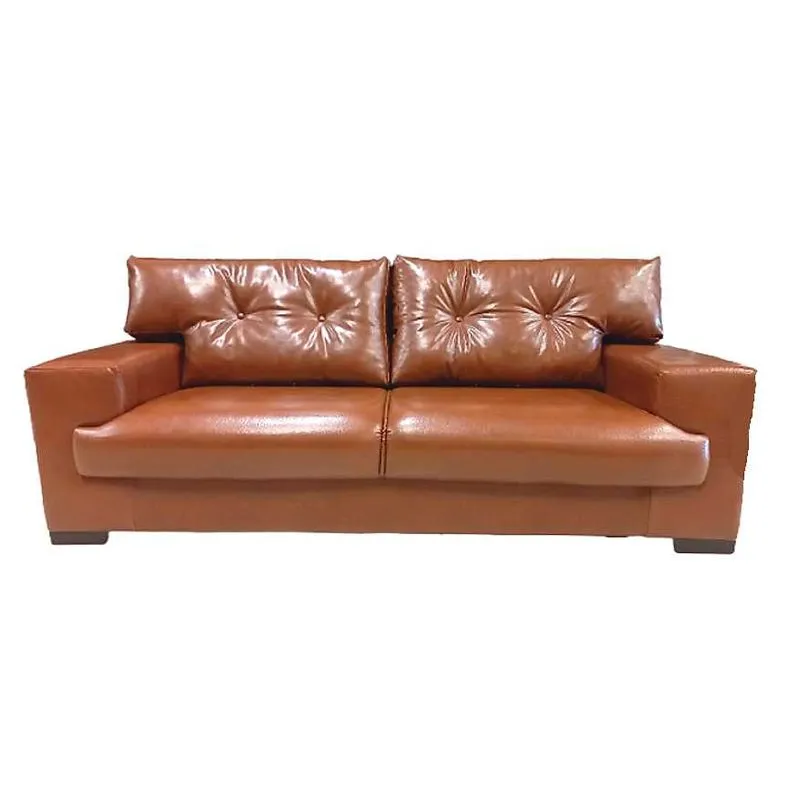 Sofa Juliana 3 Lugares Cor 849 Courissimo Pinhao - Imperio Estofados