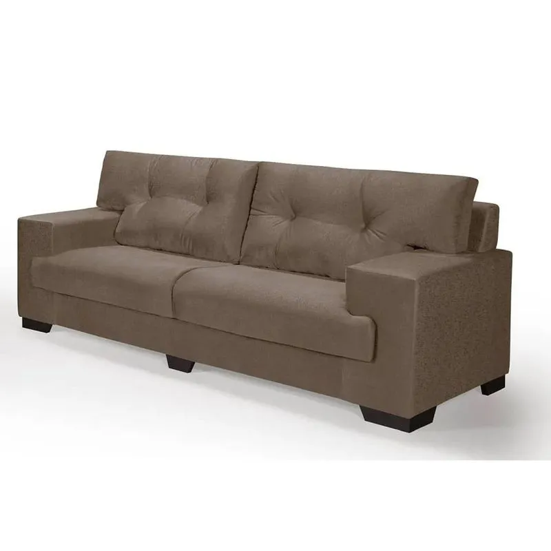 Sofa Juliana 3 Lugares Cor 192 Capuccino - Imperio Estofados