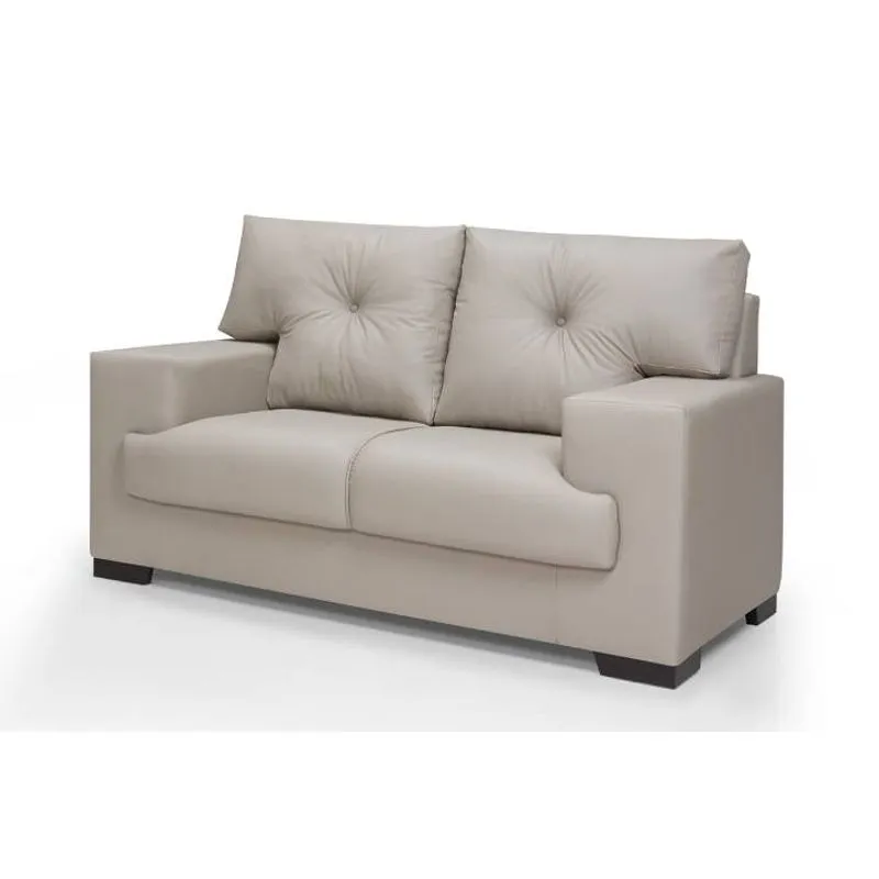 Sofa 2 Lugares Juliana Courissimo Bege 809 - Imperio Estofados