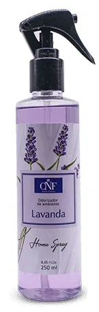 ODORIZADOR DE AMBIENTE - ESSENCIA DE LAVANDA - CNF - SPRAY - 250ML - Vila Clean | Loja de Produtos de Limpeza
