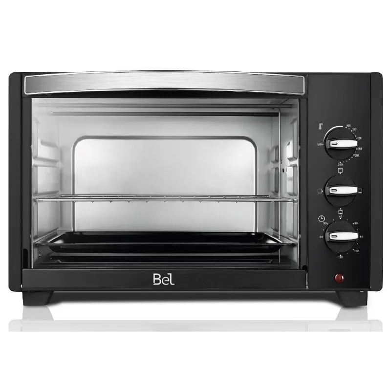 Forno Elétrico 38 Litros com Função Timer 1600W Preto BEL38D - 220V