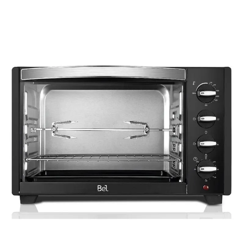 Forno Elétrico 48 Litros Com Espeto Giratório 1600W Preto BEL48D - 127V