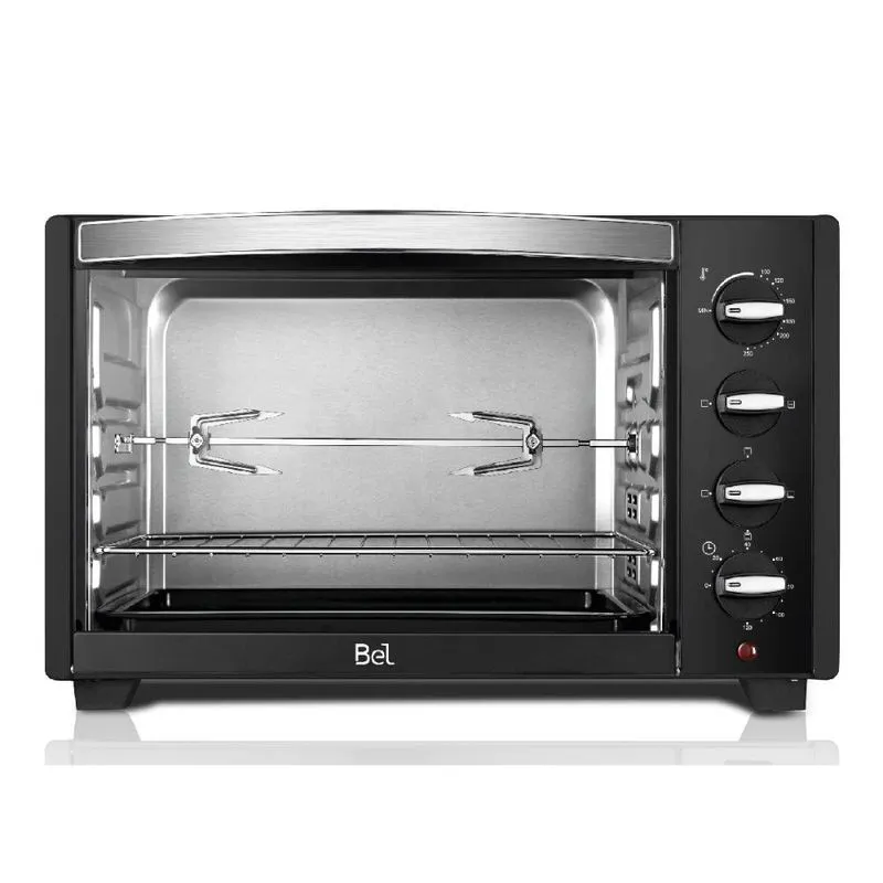 Forno Elétrico 66 Litros com Espeto Giratório 1600W Preto BEL66D - 220V