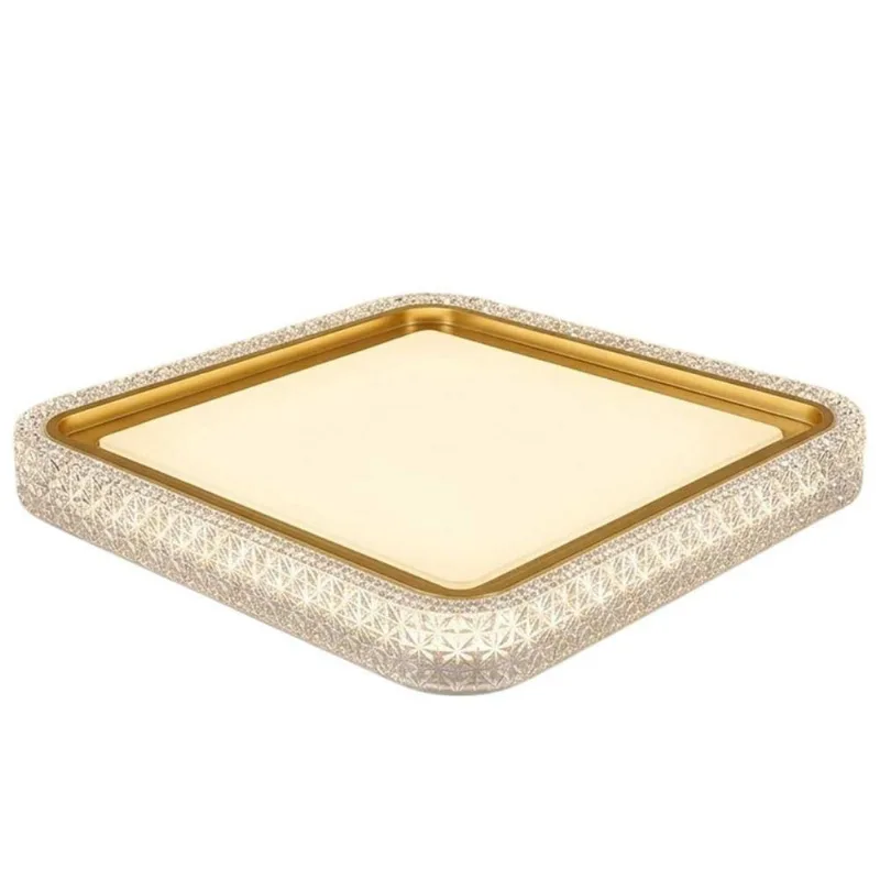 Plafon LED L10076 Cristal 3 em 1 Controle Remoto Branco Bivolt AB Mídia