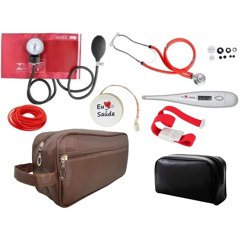 Kit De Enfermagem Completo - Vermelho Premium