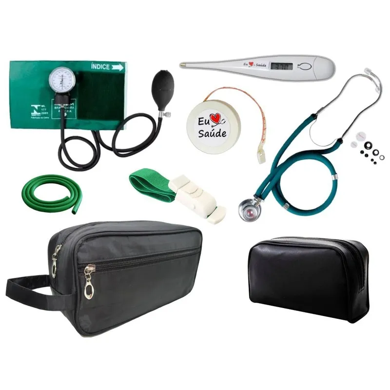 Kit De Enfermagem Completo - Verde Premium