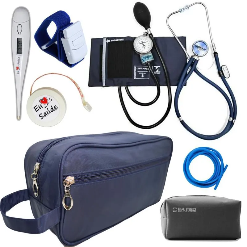 Kit De Enfermagem Completo - Azul Premium