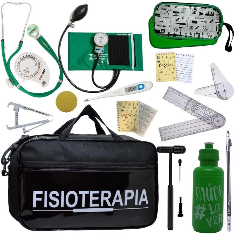 Kit Fisioterapia Goniômetro Fita Imc- Vinho Pa Med