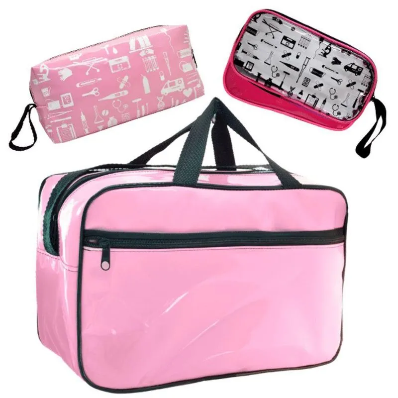 Kit Bolsa Cores Exclusiva Para Estagio Modelo Rosa Bebê