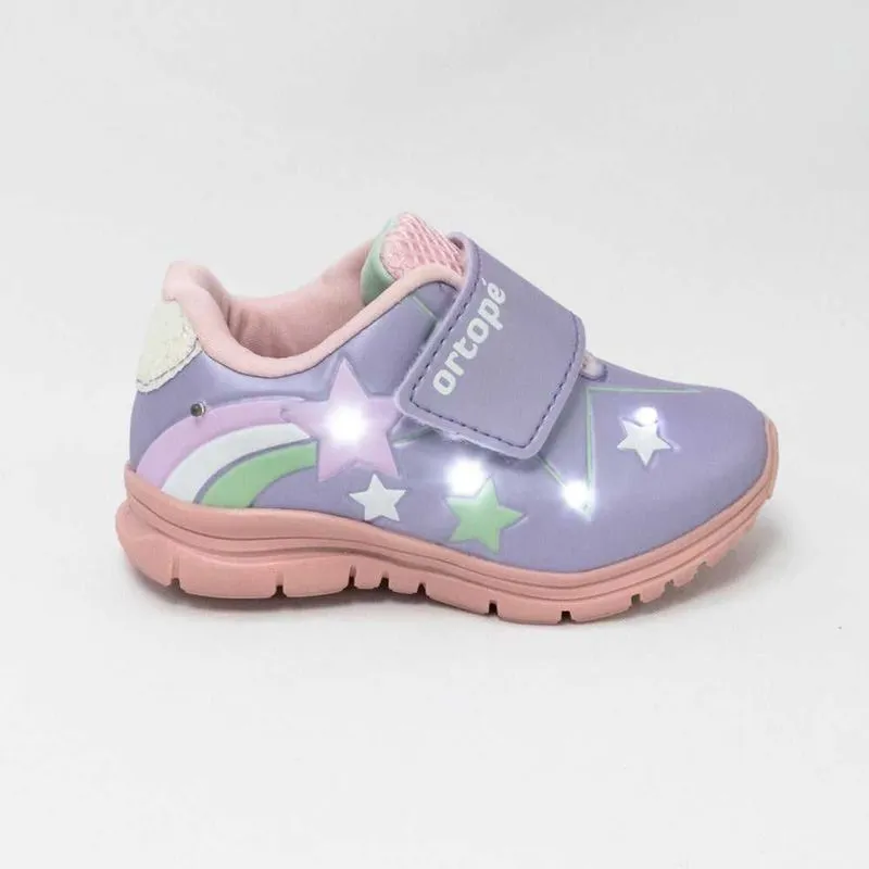 Tênis Ortopé 2199037 dna Led Estrelinhas Lilás