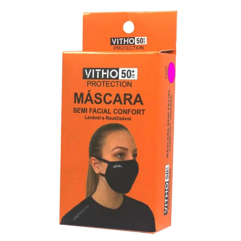 Máscara Confort Com Proteção Uv50 Pink 1 Unidade Mascara Confort Com Protecao Uv50 Pink 1 Unidade