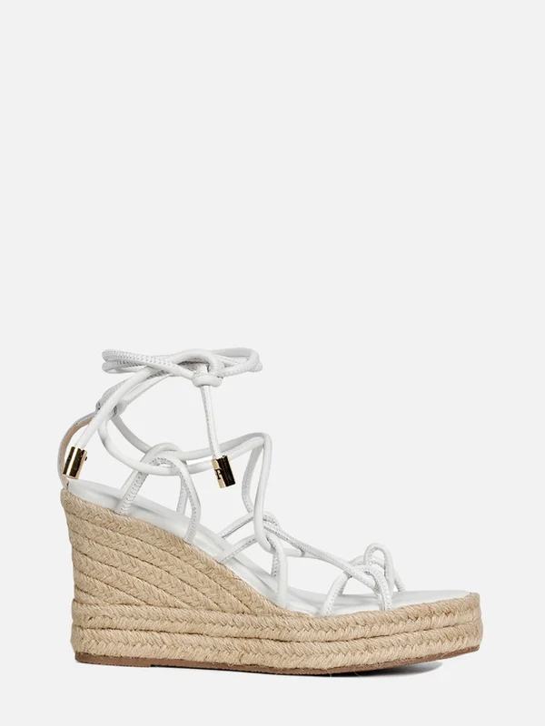 SANDÁLIA ANABELA MEL OFF WHITE 36
