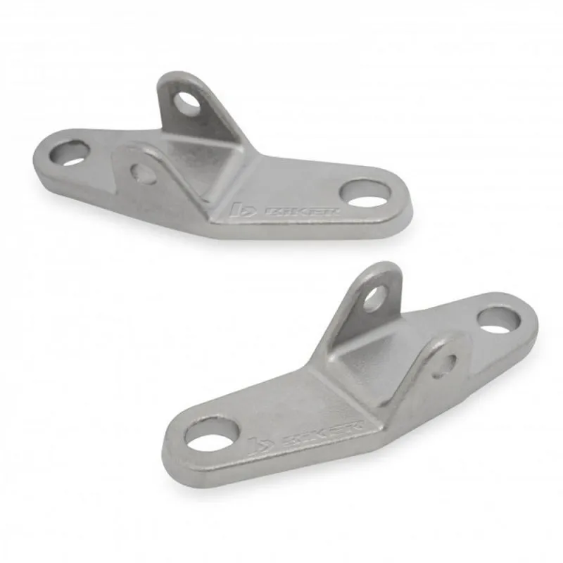 Suporte Pedal Biker Crf 250f Estreito Prata