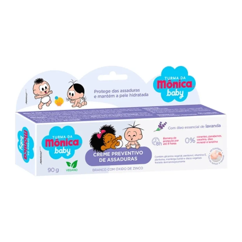 CREME PARA ASSADURA TURMA DA MONICA OX ZINCO 90G