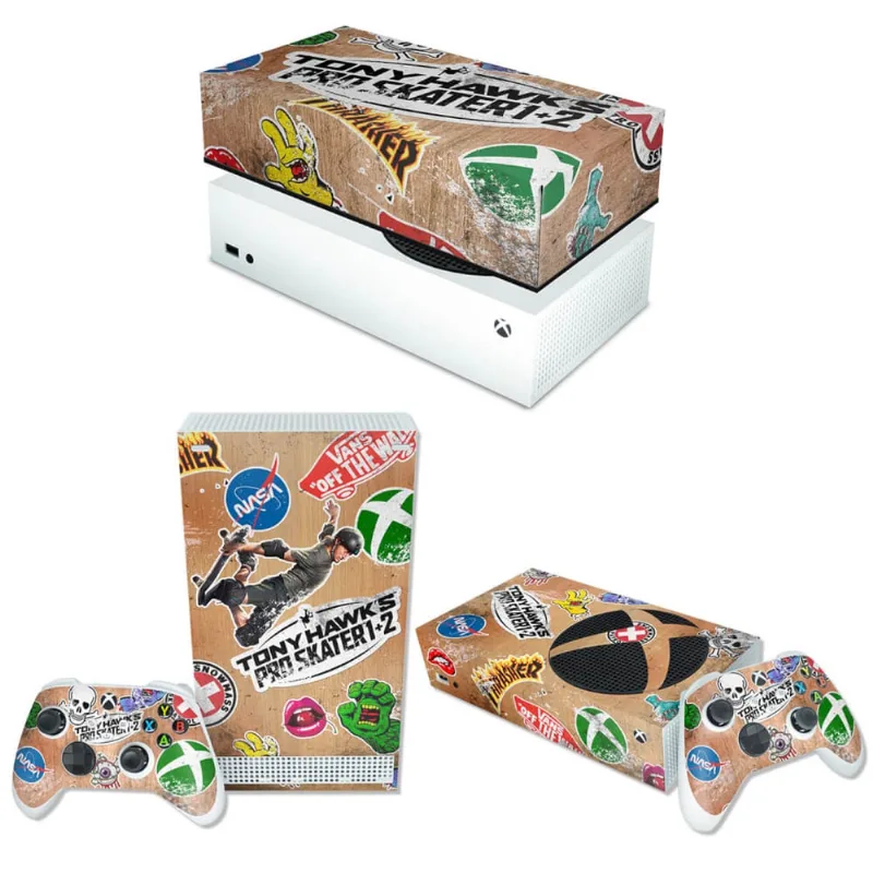 Capa Anti Poeira e Skin Xbox Series S - Tony Hawk's Pro Skater
