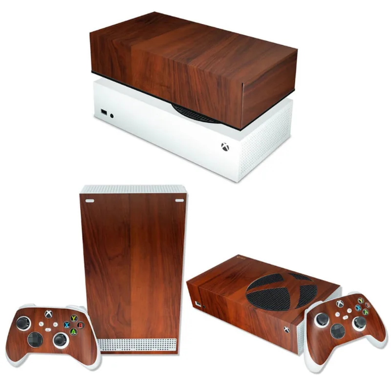 Capa Anti Poeira e Skin Xbox Series S - Madeira