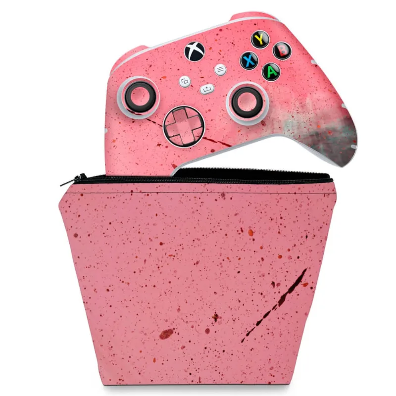 Capa Case e Skin Xbox Series S X Controle Adesivo - Abstrato 99