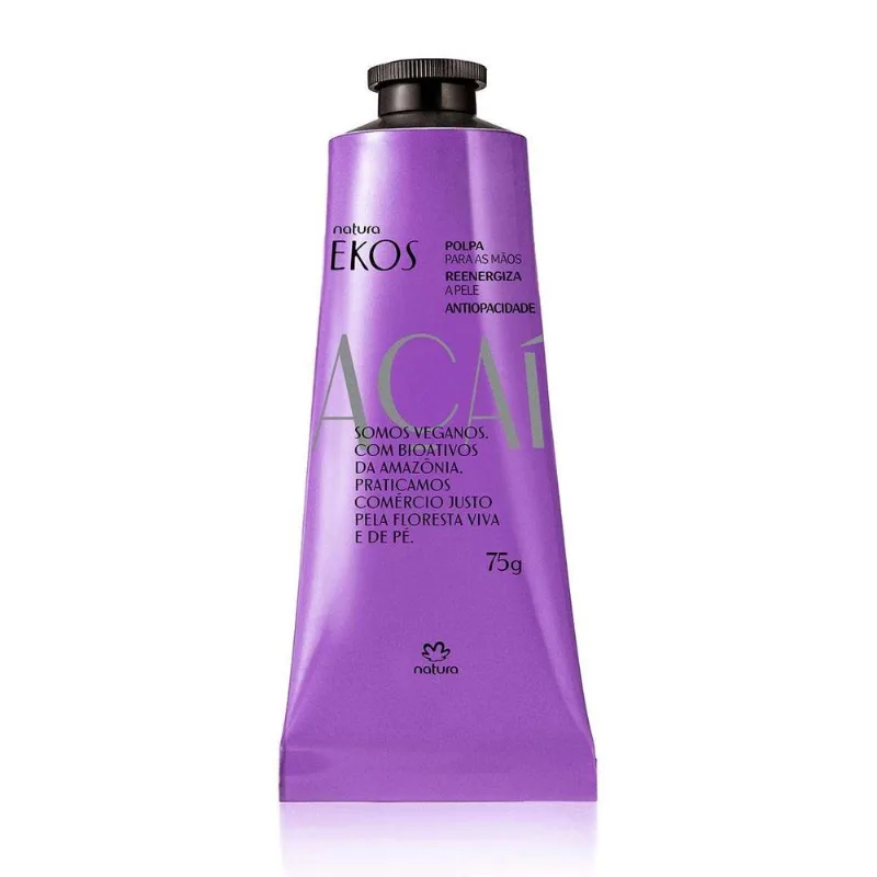 Creme Polpa Hidratante Para Mãos Ekos Açaí 75g