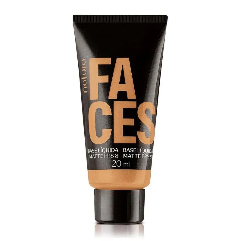 Natura Base Líquida Fps8 Faces 25q - 20ml