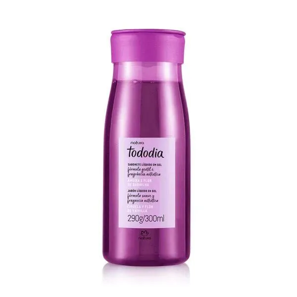 SABONETE LÍQUIDO TODODIA AMEIXA E FLOR DE BAUNILHA 300ML - NATURA