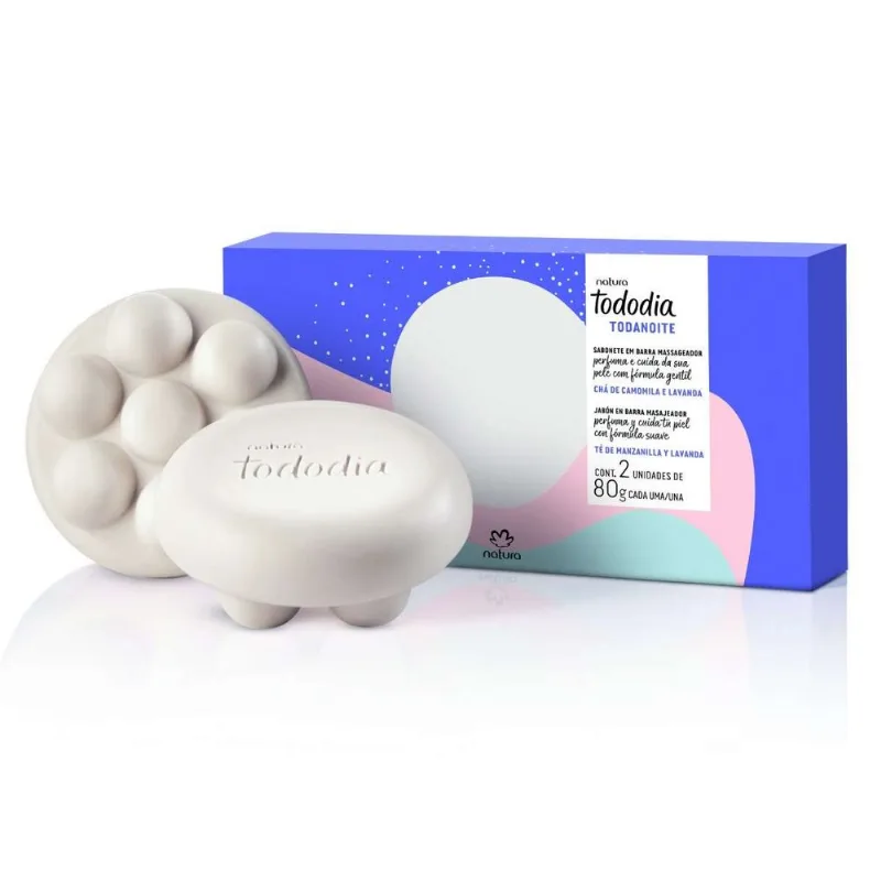 Sabonete Em Barra Massageador Tododia Todanoite C/2un 80g