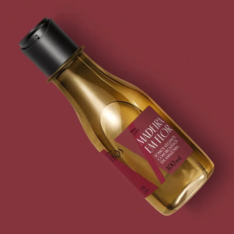 Óleo Hidratante Corporal NaturaEkos Madeira em Flor 100ml Validade 09/2026