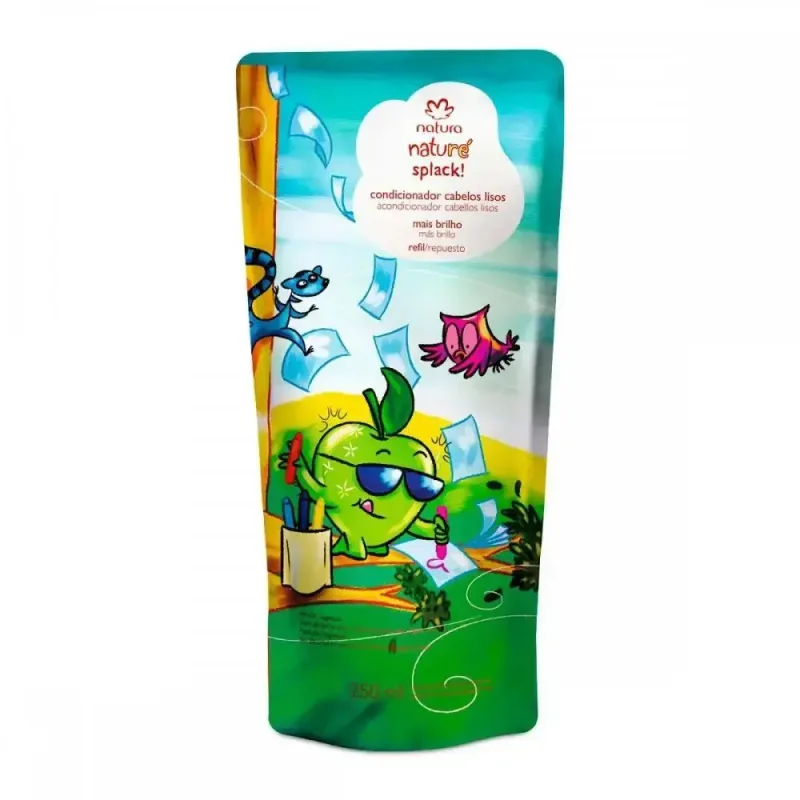 Refil Condicionador para Cabelos Lisos e Ondulados Naturé 250 ml EX