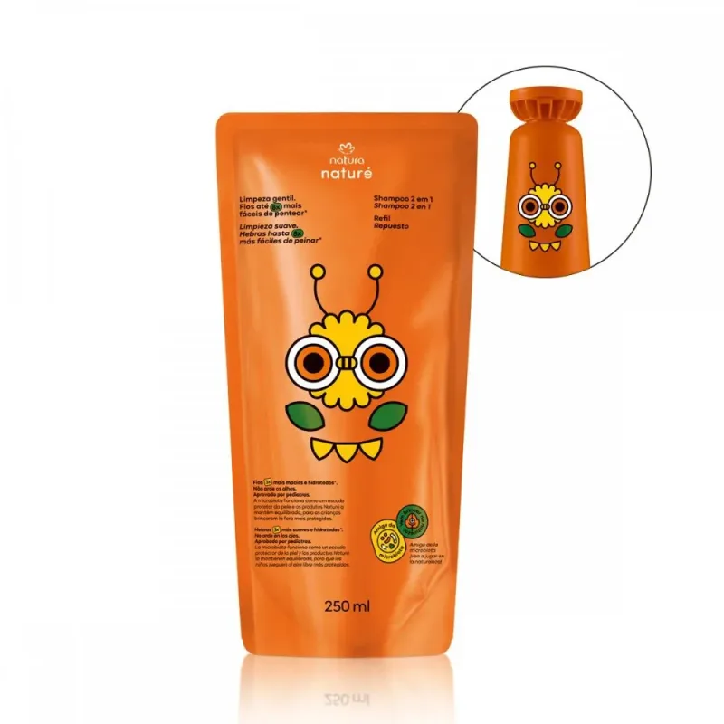 Refil Shampoo 2 em 1 Naturé 250 ml EX