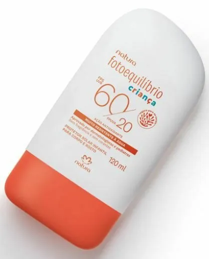 Protetor Solar Corporal Fotoequilibrio Criança FPS60 120ml
