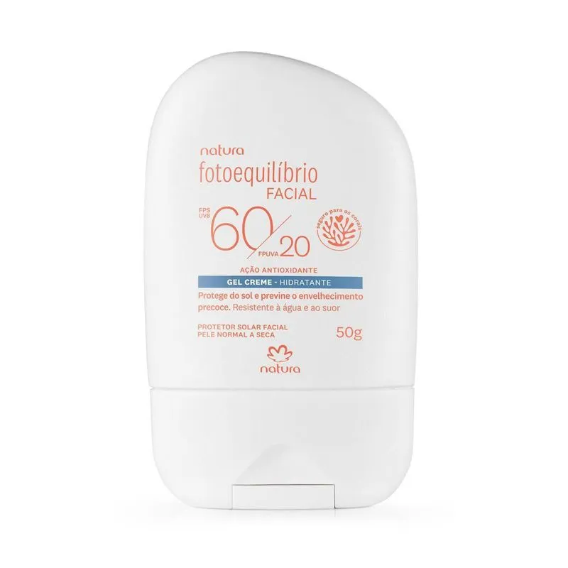 Protetor Facial Fps60 Pele Mista A Seca 50g