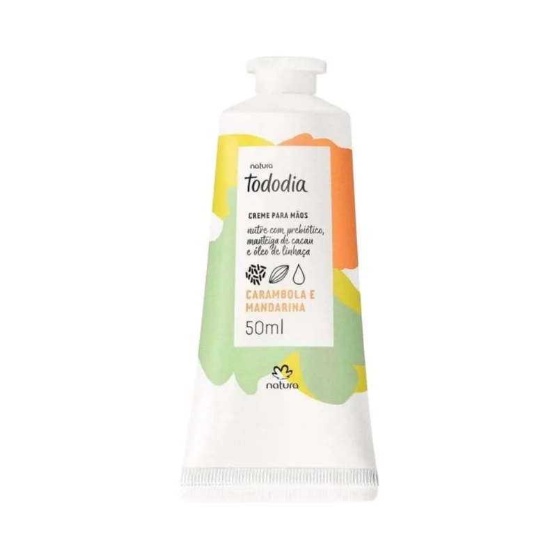 Creme De Mãos Nutritivo Carambola E Mandarina Tododia 50ml
