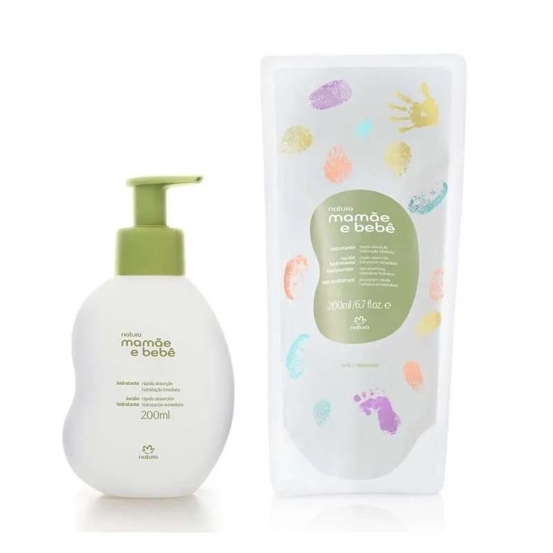 Kit Hidratante Mamãe E Bebê + Refil 200ml