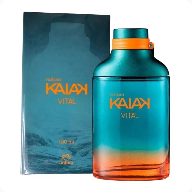 Desodorante Colônia Kaiak Vital Masculino Fragrância Aromática Natura 100ml