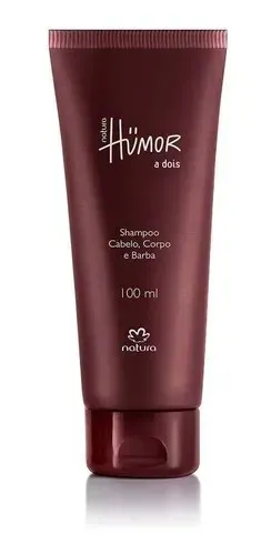 Shampoo Cabelo, Corpo e Barba Humor a Dois Natura 100ml