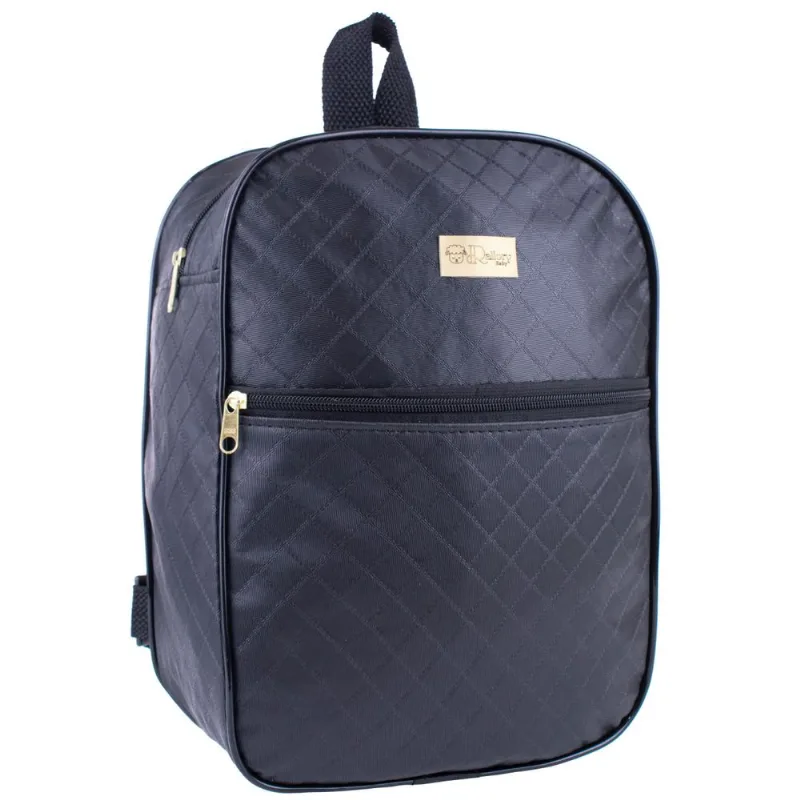 Mochila Maternidade Multifunção Mamãe Bebê Espaçosa Preto