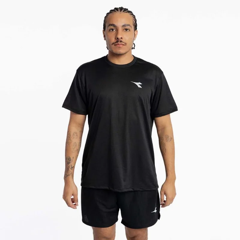 Camiseta Masculina Icon Diadora Preta GG