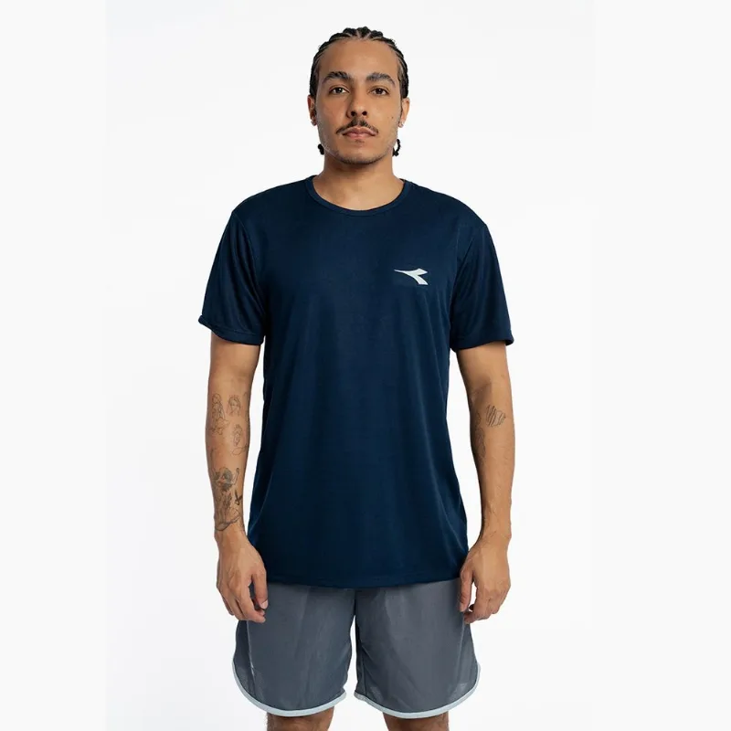Camiseta Masculina Icon Diadora Azul Marinho M - Diadora