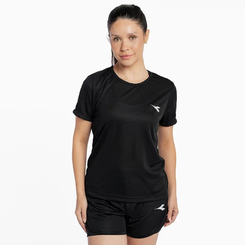 Camiseta Feminina Icon Diadora Preta G - Diadora