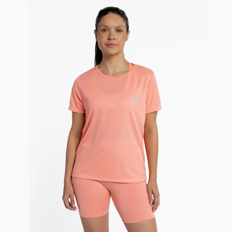 Camiseta Feminina Icon Diadora Rosa GG
