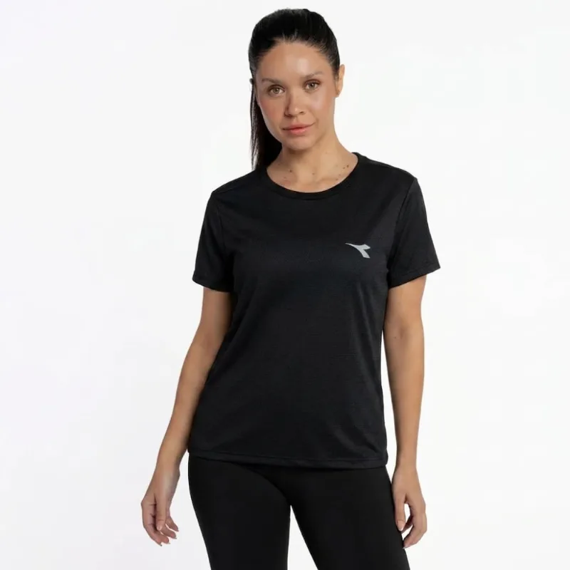 Camiseta Feminina Icon Max Diadora Preta M
