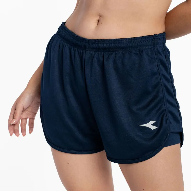 Short Feminino Icon Diadora Azul M - Diadora