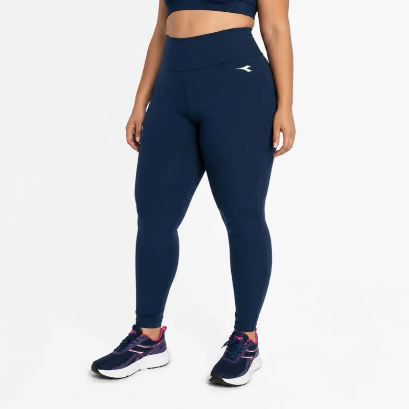 Calça Feminina Plus Size Icon Diadora Azul 5G - Diadora