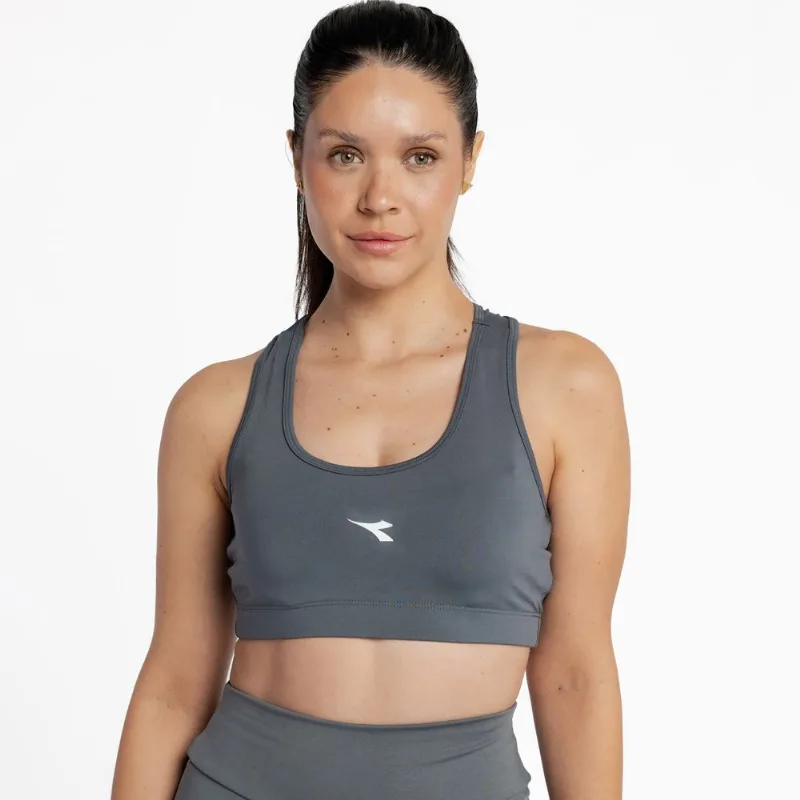 Top Feminino Icon Diadora Cinza M