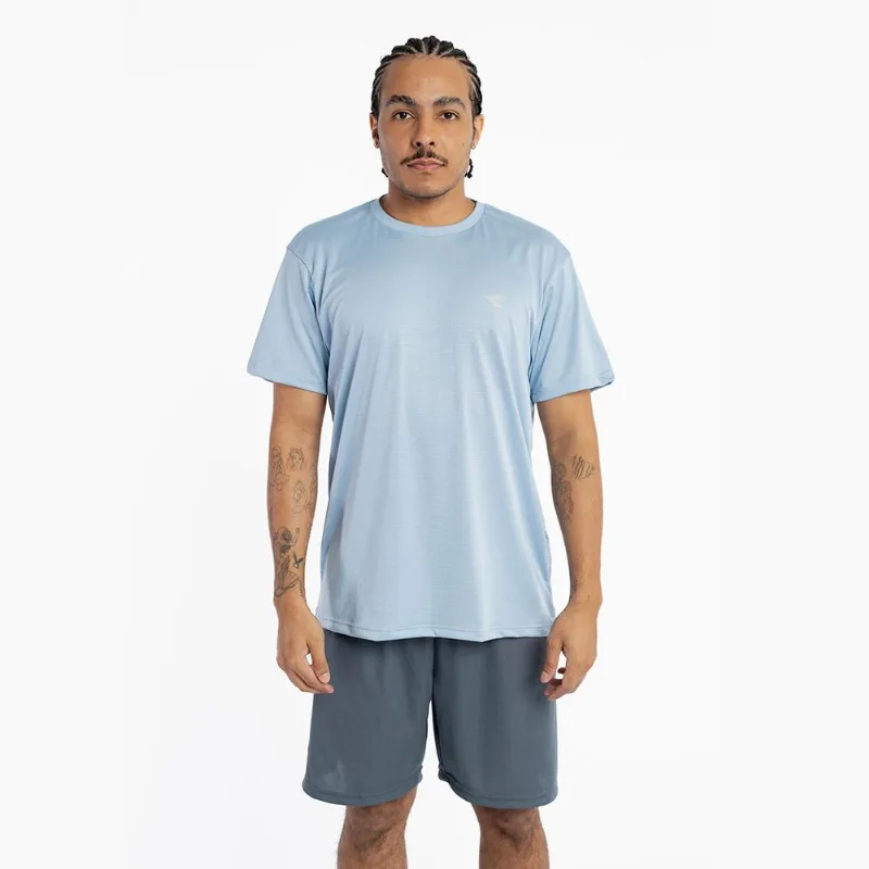 Camiseta Masculina Icon Max Diadora Azul M
